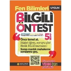 Sadık Uygun Yayınları 5. Sınıf Fen Bilimleri Bilgili Öntest