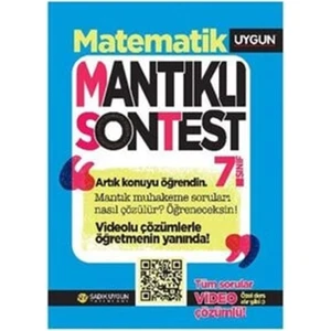 Sadık Uygun Yayınları 7. Sınıf Matematik Mantıklı Sontest