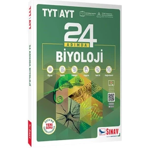Sınav Yayınları TYT AYT Biyoloji 24 Adımda Konu Anlatımlı Soru Bankası