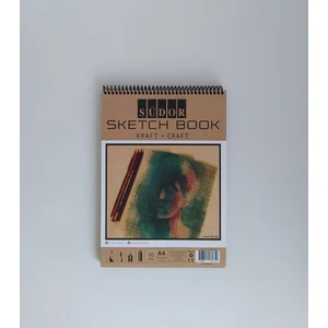 Sprialli Südor Kraft Eskiz Defteri Sketchbook A4