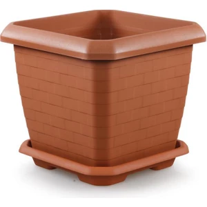 SO-HK04 Hisar Kare Tabaklı Saksı 44 Lt No 4