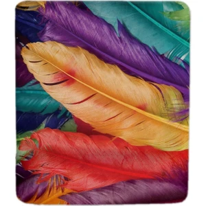 Atölye Çizgi Renkli Tüyler Bilek Destekli Mouse Pad