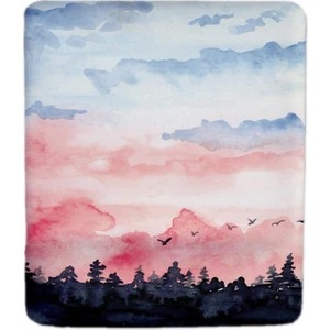 Atölye Çizgi Renkli Doğa Bilek Destekli Mouse Pad