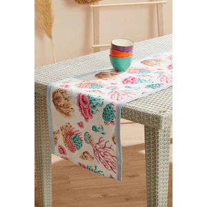 Ays Home Renkli Mercan Desen Runner