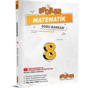Spoiler Yayınları 8. Sınıf LGS Matematik Soru Bankası