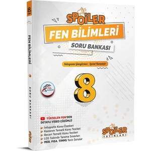 Spoiler Yayınları 8. Sınıf LGS Fen Bilimleri Soru Bankası