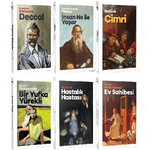 Halk Kitabevi Unutulmaz Dünya Klasikleri Seti - 6 Kitap - Friedrich Nietzsche