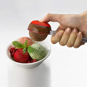 Gondol Plastik Gondol Basmalı Silikon Dondurma Kaşığı