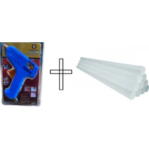 Sıcak Slikon Tabancası 60 Watt & 10'lu Silikon Çubuk & 2'li Mini Silikon
