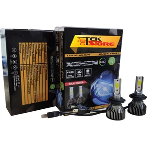 LED Xenon Far Ampulü H7 Şimşek Etkili 8000K 12.000 Lümen