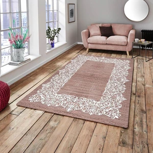 Meka Home Halı Örtüsü Su Yolu Kahve