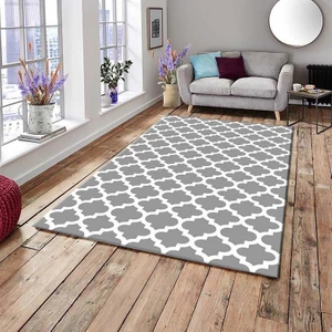 Meka Home Halı Örtüsü Damla Gri