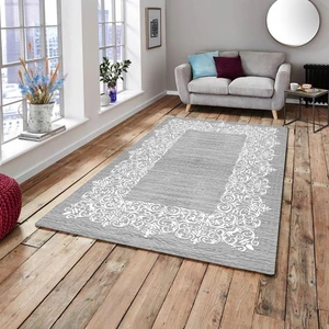 Meka Home Halı Örtüsü Su Yolu Gri