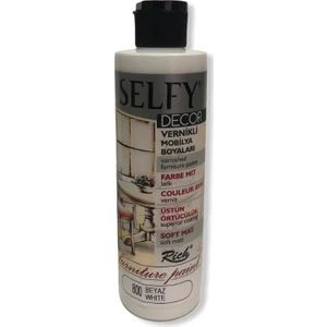 Selfy Decor Vernikli Boya 240 cc Beyaz 800