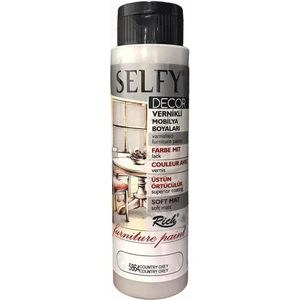 Selfy Decor Vernikli Boya 500 cc Country Grey 5864
