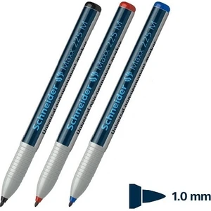 Silinebilir Asetat Kalemi  Maxx 225  M Uçlu  3 Renkli Set