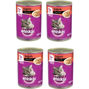 Sığır Etli Yetişkin Kedi Konservesi 400 gr x 4