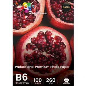 B6 Fotoğraf Kağıdı 260GR Satin Qc 100 Yaprak
