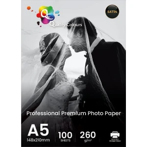 A5 Fotoğraf Kağıdı 260GR Satin Qc 100 Yaprak