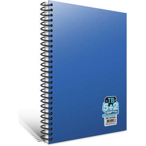 Tb Spiralli Seperatörlü Plastik Kapak Defter A4 280 Yaprak 5+2