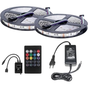 Sese ve Müziğe Duyarlı Rgb 10 Metre Şerit LED Uzaktan Kumandalı 3 Çipli 5050 Smd