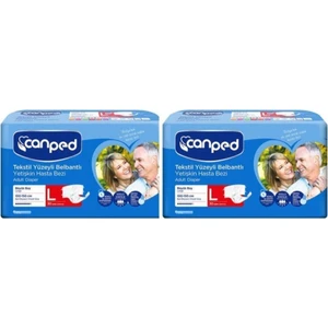 Belbantlı Tekstil Hasta Bezi Büyük Boy (L) 30LU 2 Paket 60AD