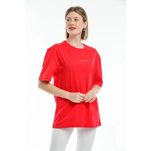 Oversize Brookyln Baskıl Tshirt
