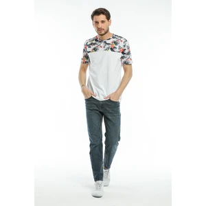 Kol ve Ön Garnili Tshirt