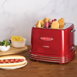 Cookplus Mutfaksever 4lü Sosisli Sandviç (Hot Dog) Yapma Makinesi