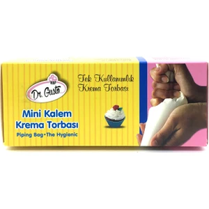 Dr. Gusto Tek Kullanımlık Mini Kalem Krema Torbası 72 adet