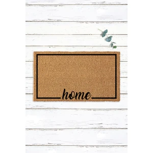 Paspas Yap Çerçeveli ve Home Yazılı Kıl Paspas