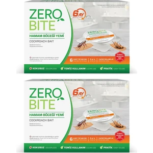 Zero Bite Hamam Böceği Yemi 6 Lı x 2 Adet