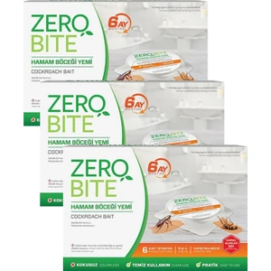 Zero Bite Zerobite Hamam Böceği Yemi 6 Lı x 3 Adet