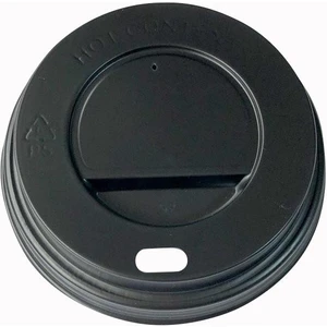 1001 Ambalaj BARDAK KAPAK 8 OZ SICAK SİYAH KAPAK 2,70 GR 100 ADET