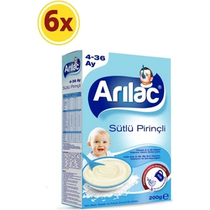 Arı Mama Arılac Instant Ek Gıda ( Mama) Sütlü Pirinçli 200GR 6'lı