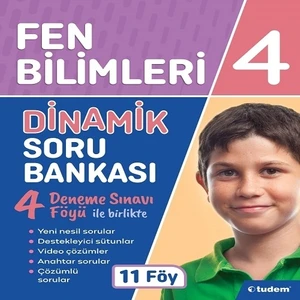 Tudem Yayınları 4. Sınıf Dinamik Fen Bilimleri Soru Bankası