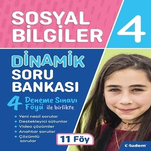 Tudem Yayınları 4. Sınıf Dinamik Sosyal Bilgiler Soru Bankası