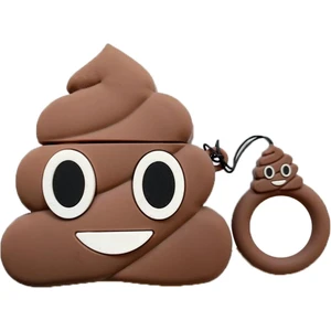 Aırpods 1-2 Kılıf Poo Kahverengi