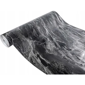 346-3247 Siyah Mermer Desen Yapışkanlı Folyo (45CM x 1mt)