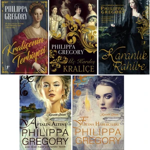 Kraliçenin Terbiyesi - Üç Kardeş Kraliçe - Karanlık Rahibe - Aptalın Altını - Fırtına Habercileri - Philippa Gregory - 5 Kitap Set