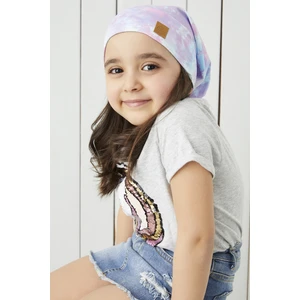 Kız Çocuk Batik Aqua Figürlü Ip Detaylı 4 Mevsim Şapka Bere  -Yumuşak Doğal Penye