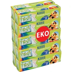 Fresh Up Kilitli Buzdolabı Poşeti 17X23 Ekonomik 10 Paket