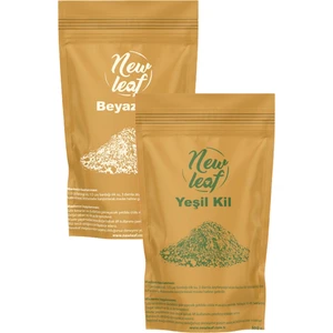 Yeşil Kil ve Beyaz Kil Doğal Yüz Maskesi (500 gr x2 Adet)