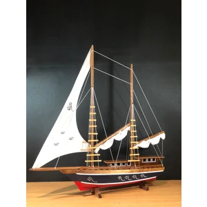 Çiko Toys Yelkenli Ahşap Gemi Maketi Büyük Boy