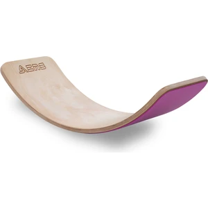 Wavy Board Natürel Ahşap Pembe Renk Keçeli Denge Tahtası (Pürüzsüz Yüzey)