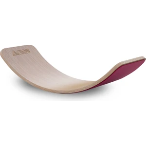 Wavy Board Bambu Laminant Yüzey Pembe Renk Keçeli Denge Tahtası