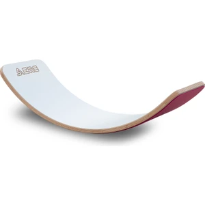 Wavy Board Beyaz Laminant Yüzey Pembe Renk Keçeli Denge Tahtası