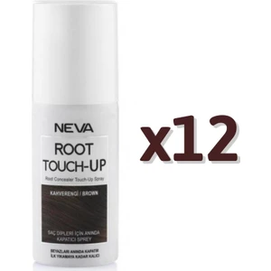 Root Touch-Up Saç Dibini Anında Kapatan Sprey 75 ml Kahverengi 12'li