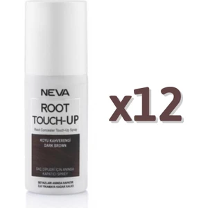 Root Touch-Up Saç Dibini Anında Kapatan Sprey 75 ml Koyu Kahve 12'li