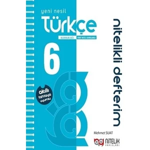 Nitelik Yayınları 6. Sınıf Yeni Nesil Türkçe Nitelik Yayınlarıli Defterim